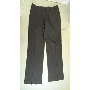 Rene Lezard Womens Black Work Pants Size 6 Wool Blend Straight Leg Office